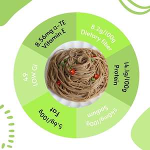 Fideos Instantáneos Veganos a Granel, Bajo Índice Glucémico, Alimento Dietético Multigrano, Alto en Fibra, Caja, Comida Rápida y Saludable - Product Image 3