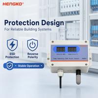 Capteur d'humidité de la température HG803 4-20mA RS485 Modbus RTU avec émetteur d'affichage pour la construction