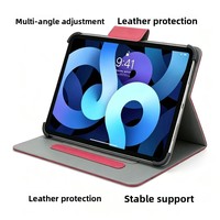 Étui de protection universel multi-usages à trois trous pour tablette 7/9/11/12 pouces avec languettes d'angle, compatible tablettes 8/10/13 pouces
