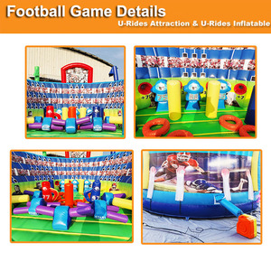 Sfida gioco gonfiabile in PVC telone da calcio cancello in scatola carnevale AFL porta accessorio per soffiatore CN tappi calcio intrattenimento - Product Image 3