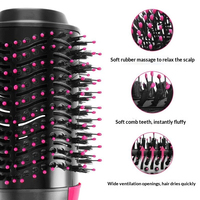 Brosse à air chaud pour femmes, sèche-cheveux et volumateur, brosse à air chaud et sèche-cheveux, brosse à air chaud professionnelle pour un brushing parfait
