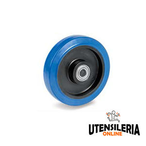 Ruedas de goma elástica en poliamida 6 con rodamiento serie 73AE - Product Image 1