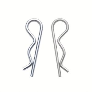 Goupilles cylindriques pleines en acier au carbone DIN, zinguées, en acier inoxydable, droites, rainurées, filetées, moletées - Product Image 1