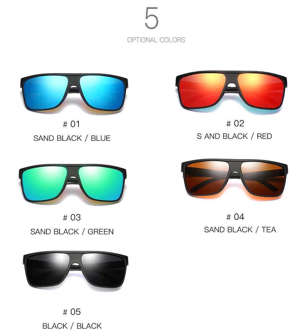 Lot De 3 Lunettes De Soleil Polarisées – UV400, Cadres Noir/blanc, Verres Mercure, 26 G, Pour Sport