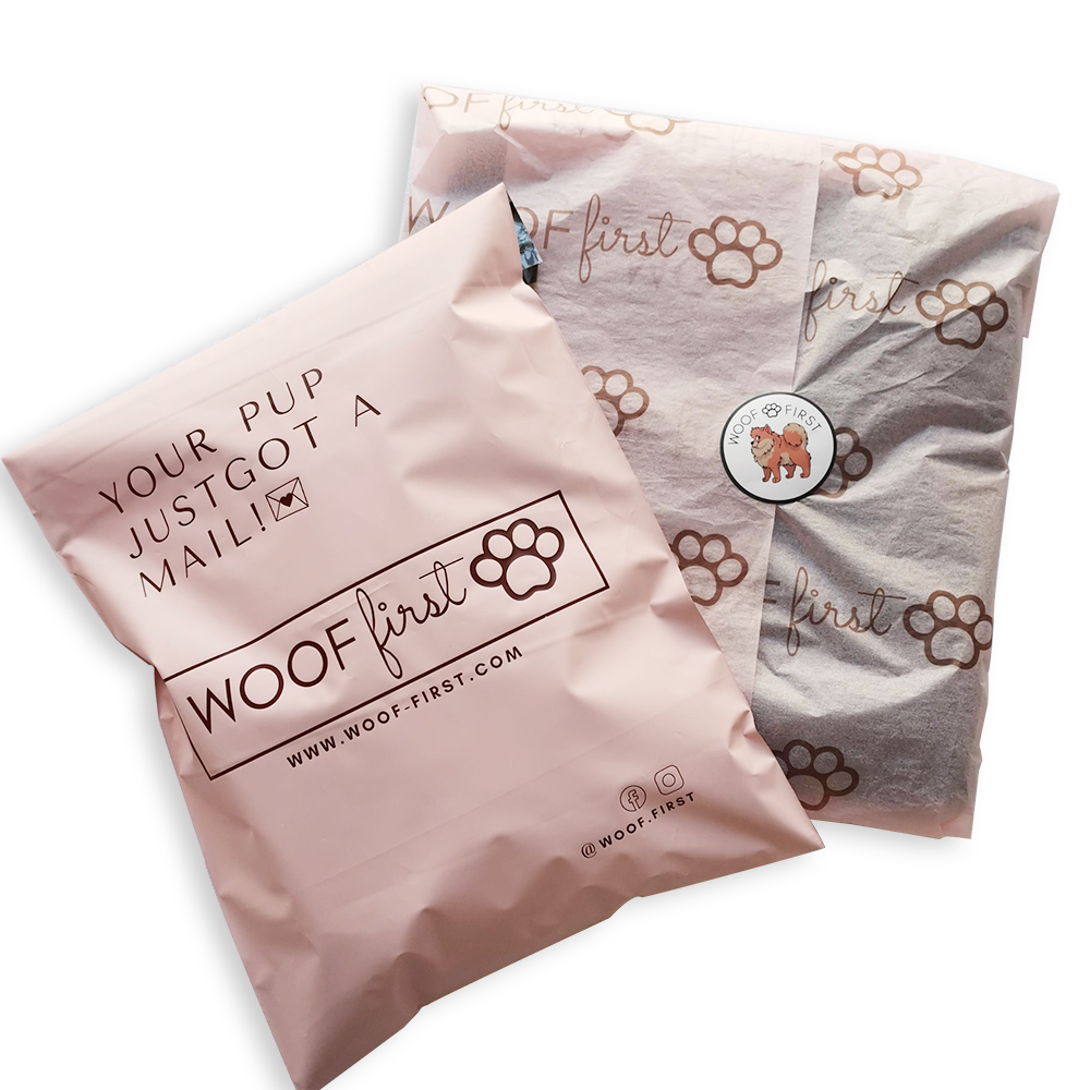 biodegradable wholesale high quality peach custom printed rose logo poly pack mailers plastic packaging bag for clothing