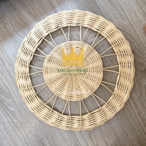 Mantel Individual de Lujo Hecho a Mano con Diseño de Girasol, Ecológico y Duradero, de Pasto Marino, Estilo Rústico Bohemio, Personalizable para Comedor - Product Image 5