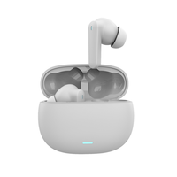 Auriculares inalámbricos con cancelación de ruido ANC con tiempo total de música de 24 horas, 4 micrófonos ENC AI, llamadas claras, auriculares TWS de alta calidad de sonido