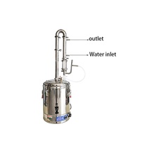 Distillateur électrique distiller de romarin arbre à thé australien extracteur d'huile essentielle pure de camomille avec séparation automatique 33l