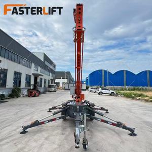 10เมตร16เมตร24เมตรแพลตฟอร์มทางอากาศไฮดรอลิกแบบยืดหดได้ลิฟท์ยกบู้ทแบบดึงราง - Product Image 2