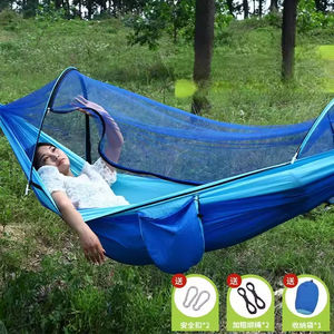 Hamac de camping <span class=keywords><strong>moustiquaire</strong></span> portable pliable en <span class=keywords><strong>nylon</strong></span> tente hamac balançoire suspendue pour l'extérieur - Product Image 3