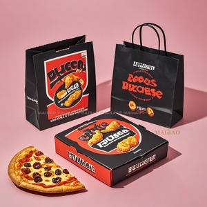 Vente en gros <span class=keywords><strong>de</strong></span> contenants alimentaires jetables en kraft personnalisés, boîtes à pizza, frites, <span class=keywords><strong>poulet</strong></span>, cartons <span class=keywords><strong>de</strong></span> 12, 16, 18 pouces, 26, 33 cm, boîtes à pizza en tranches - Product Image 5