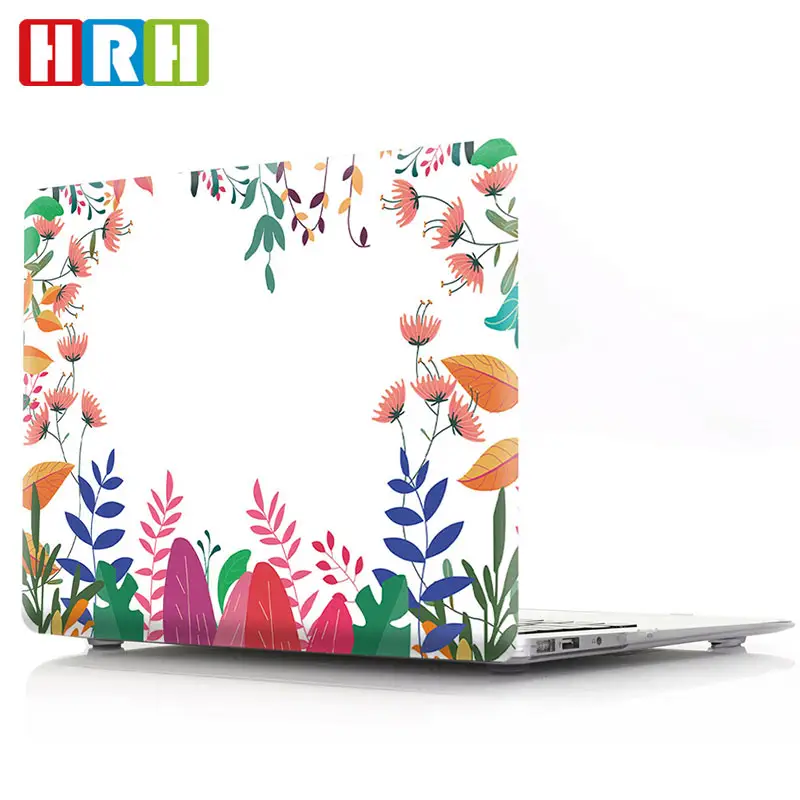 Factory Price Flower Design Waterproof Dust Cover Hard Shell For mac air retina pro 13 15 M1custom for macbook pro case laptop