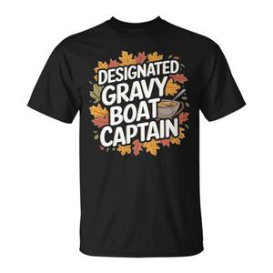 Camiseta Designada para el Capitán de la Barca de Gravy de Acción de Gracias, Unisex para Adultos - Product Image 1