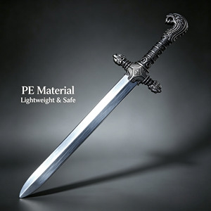 Épée d'otage en plastique non affûtée de 72 cm, accessoire de cosplay LARP pour fête d'Halloween, festival de la Renaissance, collection en gros - Product Image 2