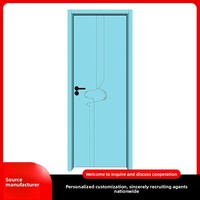 Nouvelles Portes WPC 2026 - Portes en Composite Bois-Plastique; Étanches, Résistantes à l'Humidité et aux Termites; Portes au Design Postmoderne