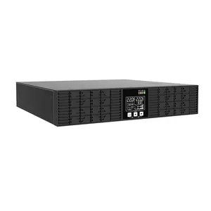 Trực Tuyến Ups Power 3kva 220V 110V Rack Mount Ups Tinh Khiết Sin Sóng Trực Tuyến UPS Cung Cấp Tùy Chọn Gắn Cho Tháp Và Rack