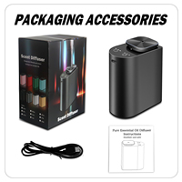 Diffuseur d'huiles essentielles sans eau, sans fil, rechargeable par USB, pour la maison, la voiture, purificateur d'air sans fil pour voiture, électrique pour hôtel