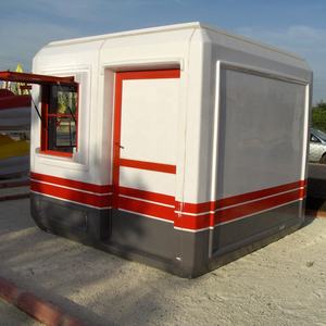 SAFTER MARINE Fibra de vidrio ligera 270x270xh240 Quiosco Versátil Almacén al aire libre Cocina Prefabricada Comedor Parque Paneles sándwich - Product Image 2