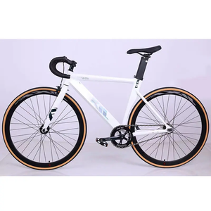Bicicleta <span class=keywords><strong>Urbana</strong></span> de <span class=keywords><strong>Carretera</strong></span> 700C de Una Velocidad, Fabricada en China, de Aleación de Aluminio para Deportes al Aire Libre, Negra/Roja - Product Image 4