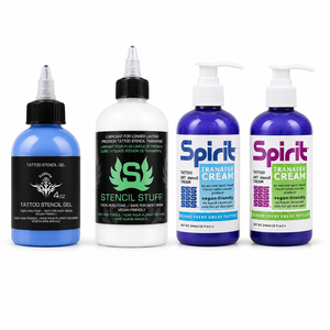 Gel Magique Professionnel pour Pochoir <span class=keywords><strong>Tatouage</strong></span> 30/120/250ML, Crème de Solution Transfert <span class=keywords><strong>Tatouage</strong></span> pour Copieur Thermique, Kit d'Encre <span class=keywords><strong>Tatouage</strong></span> - Product Image 2