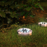 Lampes solaires à LED pour sol, étanches, à énergie solaire, lampes de sol pour l'extérieur, éclairage paysager pour les allées