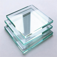 Verre blanc personnalisé de luxe, verre trempé 5 mm/6 mm/8 mm, résistant aux hautes températures