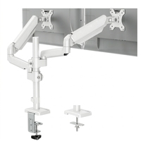 Support de moniteur d'ordinateur portable à ressort à gaz, bras télescopique réglable pour double écran, support de rehausseur d'ordinateur à 90 degrés, neuf en stock