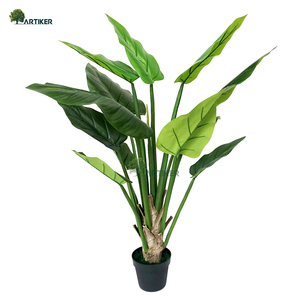Banana Leaf 210cm Home Garden Decoration Plastic Bonsai Plant Banana Leaf Tree Small Artificial Traveler Banana Tree