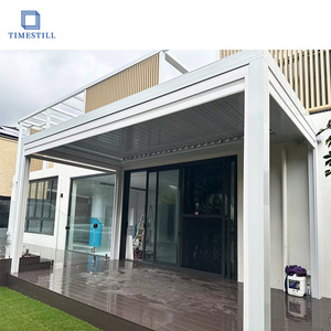Pérgola <span class=keywords><strong>de</strong></span> <span class=keywords><strong>Aluminio</strong></span> TIMESTILL con <span class=keywords><strong>Lamas</strong></span>, Pérgola <span class=keywords><strong>de</strong></span> <span class=keywords><strong>Aluminio</strong></span> <span class=keywords><strong>para</strong></span> Exteriores <span class=keywords><strong>de</strong></span> 4x6 m, Resistente al Viento - Product Image 4