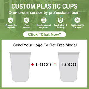 Gobelets en plastique transparent jetables Cundao avec logo personnalisé, fond rond, pour café glacé, 12, 14, 16, 18, 20 oz, avec couvercles - Product Image 6