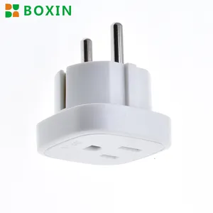 Mỹ USA để Châu Âu Schuko Đức cắm Adapter CE cho du lịch với điện thoại di động, máy tính xách tay, máy ảnh và nhiều hơn nữa