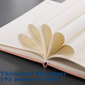 Carnet <span class=keywords><strong>de</strong></span> notes ligné A5, 192 pages numérotées pour <span class=keywords><strong>le</strong></span> travail, l'école <span class=keywords><strong>et</strong></span> l'écriture - Papier premium 100 g/m² sans acide - Product Image 4