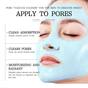 OEM tùy chỉnh Smurf rắn bùn phim để sửa chữa mụn trứng cá và thu nhỏ lỗ chân lông mặt nạ dính để làm sạch và áp dụng bùn phim dính - Product Image 2