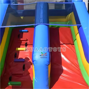 Scivolo Gonfiabile Commerciale a Secco Colorato a Blocchi per Esterni per Bambini Certificato CE 8-15 Posti 7x5m - Product Image 5