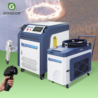 Nettoyeur à impulsions mobile 500 Watts pour décapage de peinture et oxyde, machine portable de nettoyage laser à impulsions pour peinture