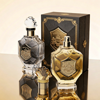 Stock disponible suffisant, flacons de parfum de luxe uniques à fond épais, expédition rapide, MOQ faible