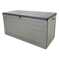 Boîte de rangement de jardin multifonctionnelle VERTAK 270L, grande capacité, pour l'extérieur, la terrasse, le jardin, pour ranger les coussins et les oreillers