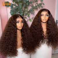Fournisseur de perruques vietnamiennes brutes, perruque à dentelle transparente HD 13x6, vague d'eau, densité 200%, perruques en cheveux humains naturels pour femmes noires