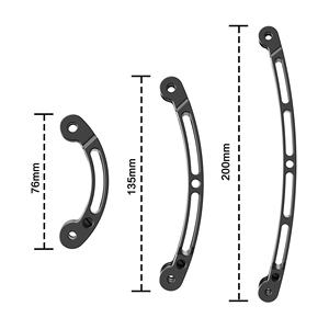 Tige d'extension courbée pour caméra d'action, support de casque de moto allongé, personnalisable avec logo ou graphique pour <span class=keywords><strong>GoPro11</strong></span> - Product Image 3