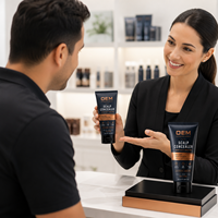 Correcteur capillaire facile à appliquer, teinture rehausseur de couleur pour barbiers, fournisseur ODM, pâte colorante pour barbe et contours à texture lisse pour usage quotidien