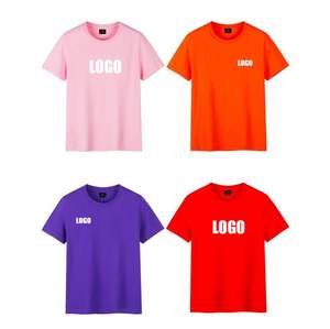 Camiseta Unisex de Manga Corta con Cuello Redondo, de Algodón Transpirable y Comprimido, con Logotipo Personalizado, para Uniformes Escolares, Clubes Deportivos y Grupos - Product Image 3