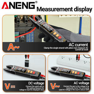 ANENG PN130 Tragbares Intelligentes Digitales Zangenmessgerät 4000 Counts Multimeter für AC/DC Spannung Strom Widerstand Tests - Product Image 2