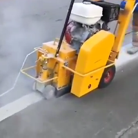 Équipement de haute qualité pour le décapage de marquages routiers à chaud, avec moteur de 10,5 CV et profondeur de décapage de 1 à 2 mm pour l'élimination des lignes de peinture anciennes