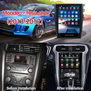 Système audio de voiture Android 12 DSP 12,1 pouces 1din Tesla, lecteur stéréo à écran tactile GPS pour <span class=keywords><strong>Mondeo</strong></span> 2013-2017 - Product Image 6