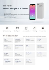 Fabrica móvil de mano Android Pos System Terminal <span class=keywords><strong>PDA</strong></span> pantalla táctil Pos máquina de pago para la venta - Product Image 3