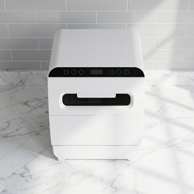 Electric Plastic Built-In Dishwasher with Full-Integrated Control Class a Energy Efficiency 6-8 Sets Capacity