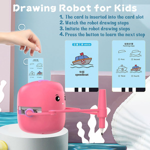 Nouveaux jouets HMJ 2026 CE CPC <span class=keywords><strong>Robot</strong></span> de peinture automatique, jouets éducatifs pour le développement de l'intelligence, <span class=keywords><strong>robot</strong></span> de <span class=keywords><strong>dessin</strong></span> pour enfants, jouet électronique - Product Image 4