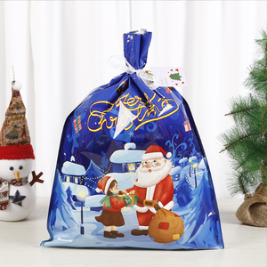 Sac de bonbons de <span class=keywords><strong>Noël</strong></span> personnalisable <span class=keywords><strong>avec</strong></span> renne et sac cadeau à cordon du <span class=keywords><strong>Père</strong></span> <span class=keywords><strong>Noël</strong></span> - Product Image 4