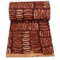 Textile de maison, Wax africaine en Polyester à imprimés de grande qualité, vente en gros, prêt à l'emploi