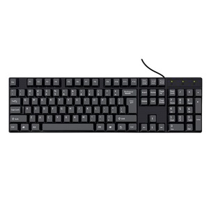 BIO JEE K1800 104 <b>Keys</b> Wired Membrane Keyboard Full Size <b>USB</b> Office Use - Product Image 2